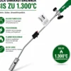 Unkrautbrenner 879 mit Bajonett Gasdosenanschluss