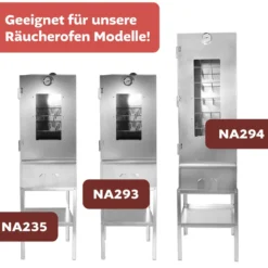 Untergestell für Räucherofen Stahl 41,5x29,5x50 cm, Tisch für Kalträucherofen
