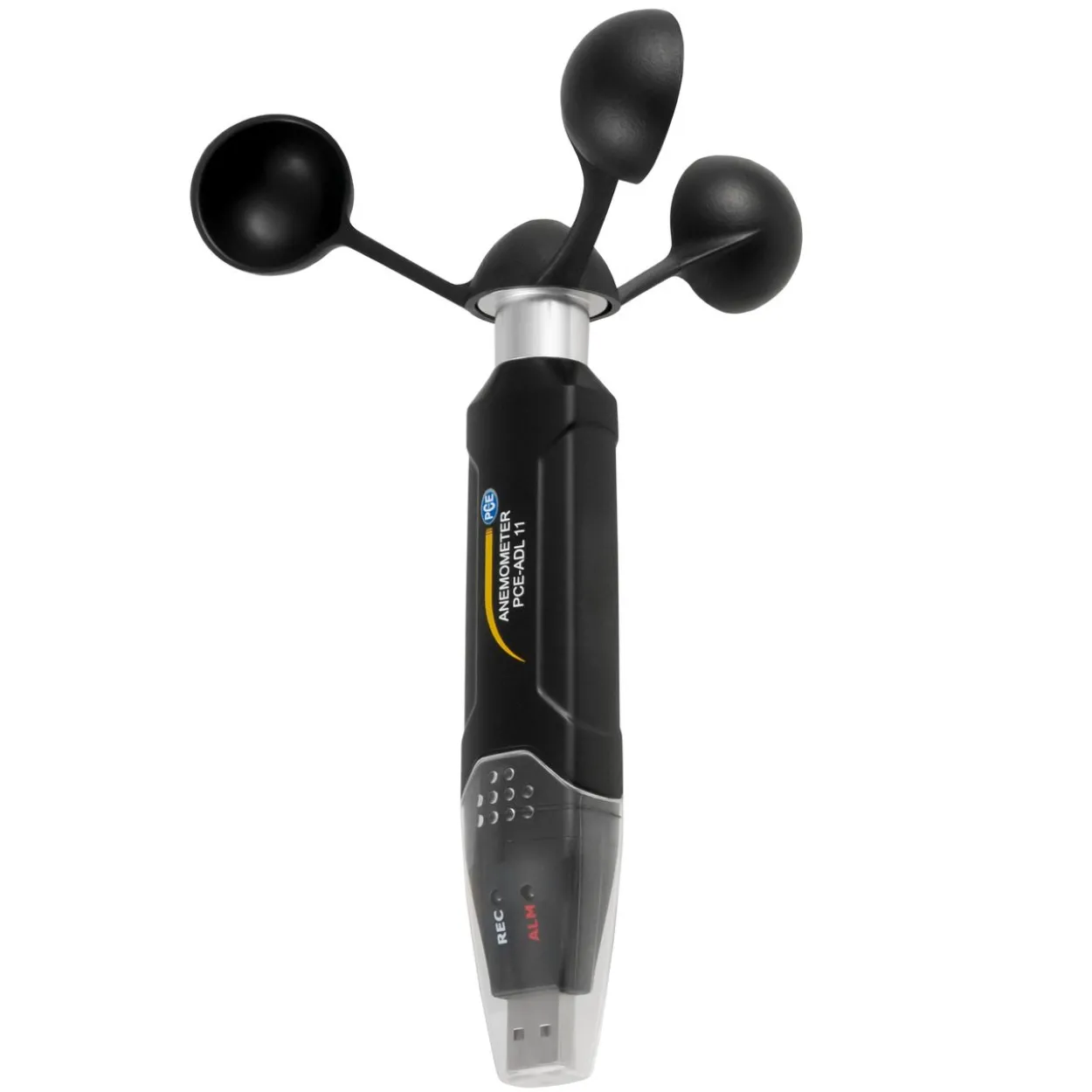 USB-Datenlogger Schalenkreuzanemometer PCE-ADL 11