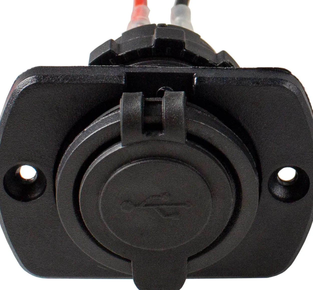 USB Einbausteckdose mit zwei USB Ports 5V/1A und 5V/2,1A IP20