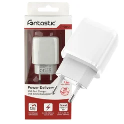 USB Type-C 20 Watt Reise-Schnell-Ladegerät weiss