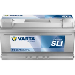 VARTA Dynamic SLI F5 Batterie 588403074K262, F5, 12 V, 88 Ah, 740 A