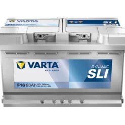 VARTA Dynamic SLI F16 Batterie 580400074K262, F16, 12 V, 80 Ah, 740 A