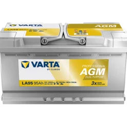 VARTA Professional AGM LA95 Batterie 840095085K312, LA95, 12 V, 95 Ah, 850 A