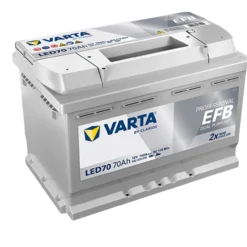 VARTA Professional EFB LED70 Batterie 932070076K312, LED70, 12 V, 70 Ah, 760 A