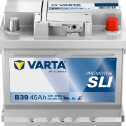 VARTA Promotive SLI B39 Batterie 545200030K182, B39, 12 V, 45 Ah, 300 A