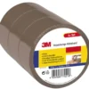 Verpackungs-Klebeband, Braun - 3er-Set