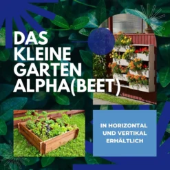 Vertikalbeet Riga Kräuterbeet Holz 7 Pflanzkästen