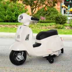 VESPA Elektromotorrad Kindermotorrad Elektrofahrzeuge 3 bis 6 Jahren Weiß