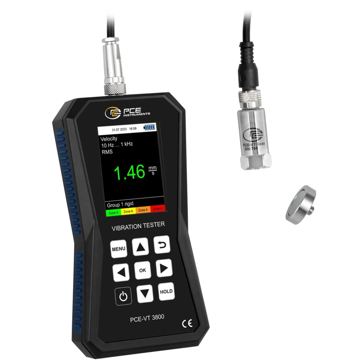 Vibrationsmessgerät PCE-VT 3800