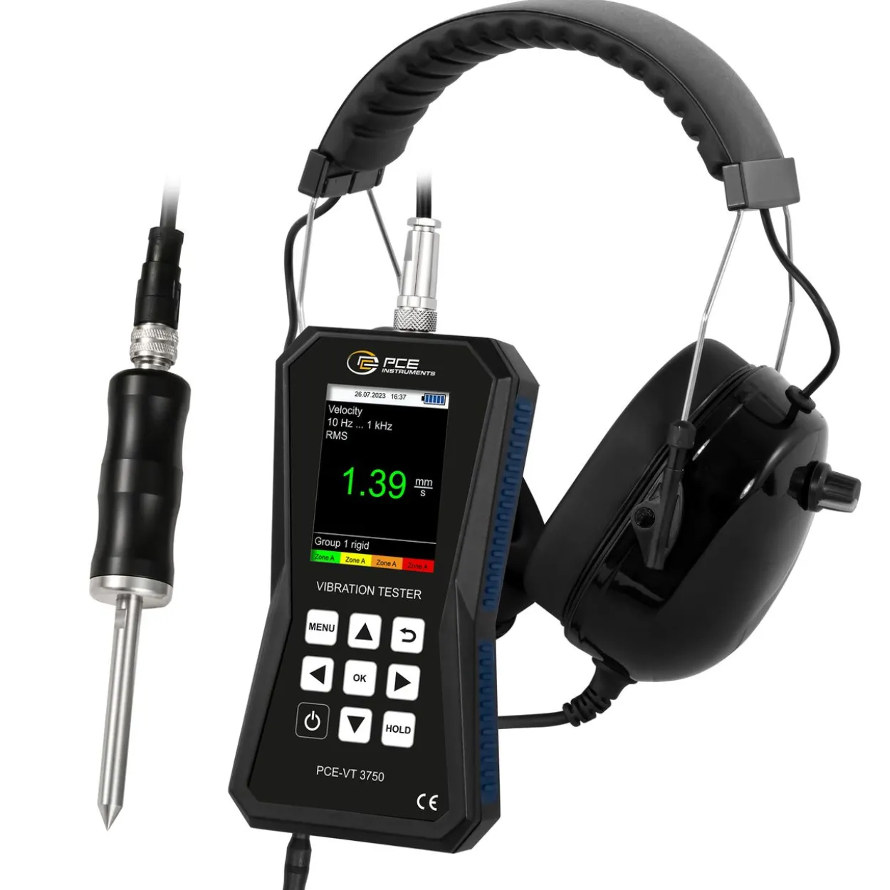 Vibrationsmessgerät PCE-VT 3750S