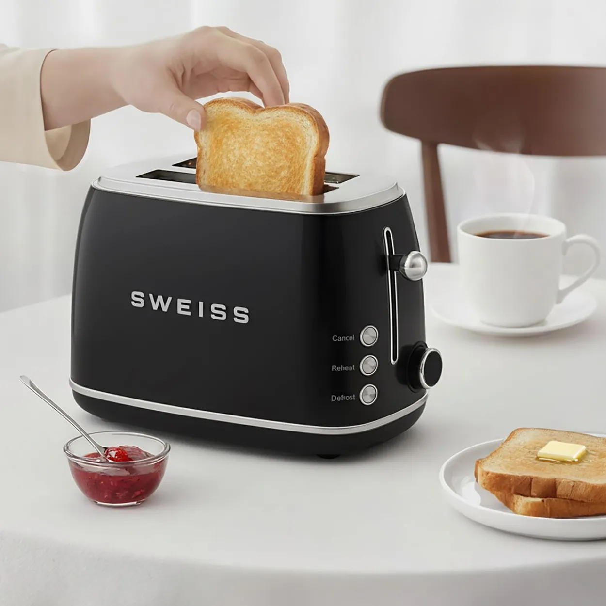 Vintage Toaster GRS9 Schwarz