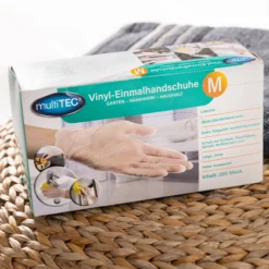 Vinyl-Einmalhandschuhe - 200er Pack, Gr. M