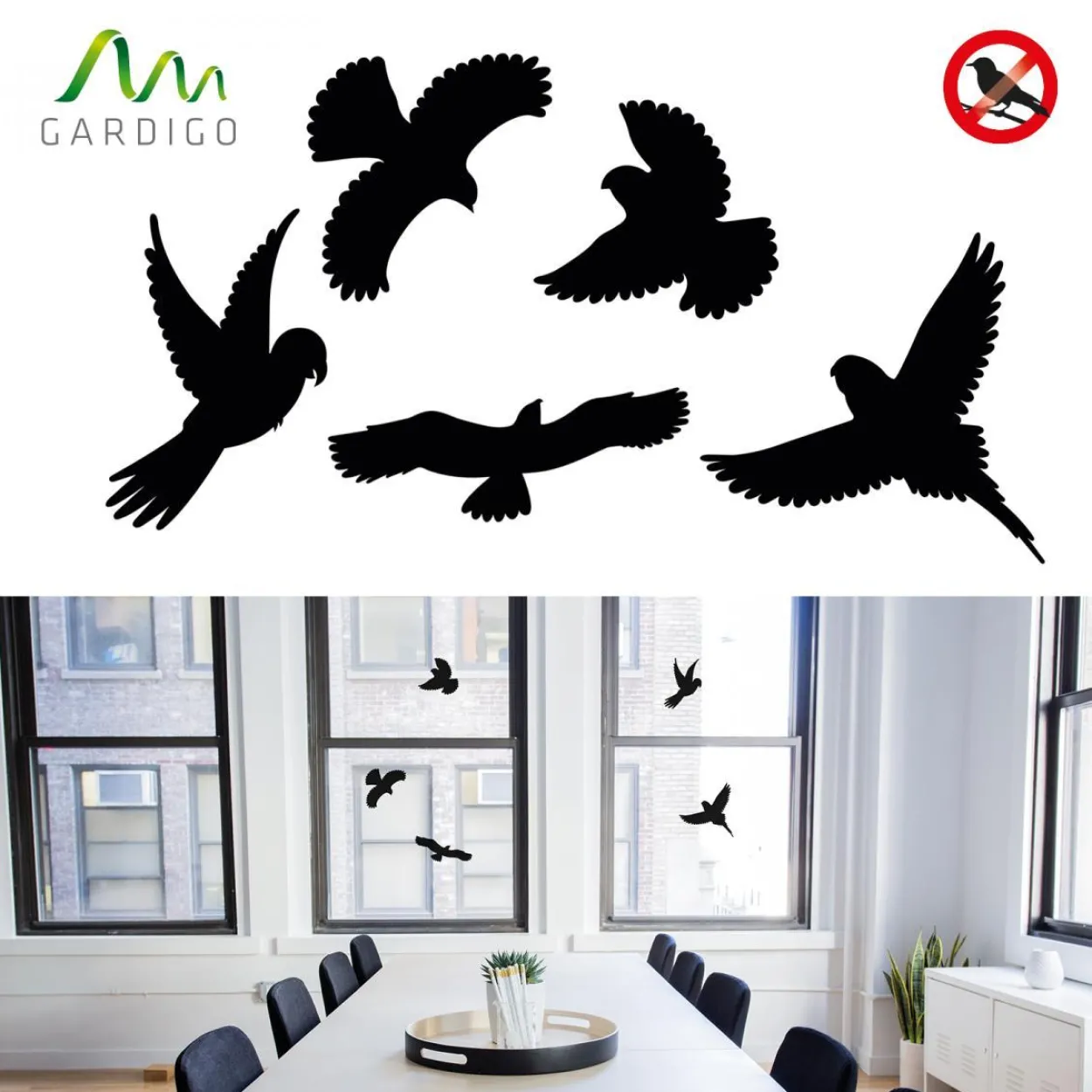 Vogelfrei Silhouetten 5er Set