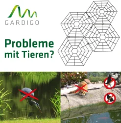Vogelschutz-Teichgitter 20er Set