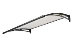Vordach aus Aluminium Polycarbonat, ca. 150 x 100 cm