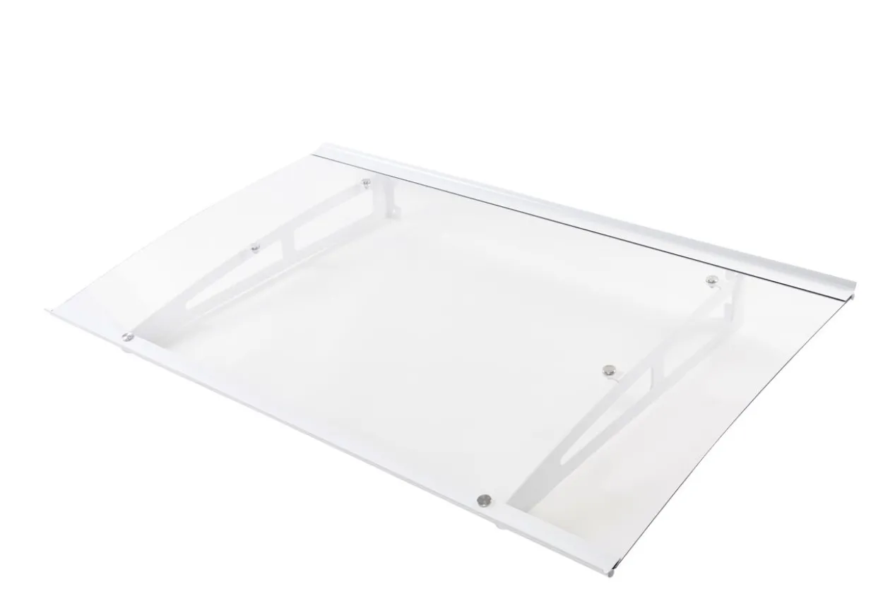 Vordach aus (4mm PC) ca. 150 x 90 cm - Transparent
