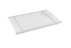 Vordach ca. 140 x 90 cm - Transparent (3mm PC)