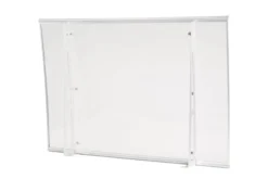 Vordach ca. 140 x 100 cm - Transparent (2,2mm PC)