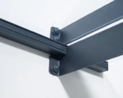 Vordach Nancy 301 x 94 cm Anthrazit