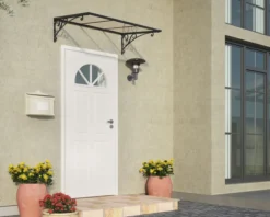 Vordach Venus 1350 Alu Grau 88x136cm