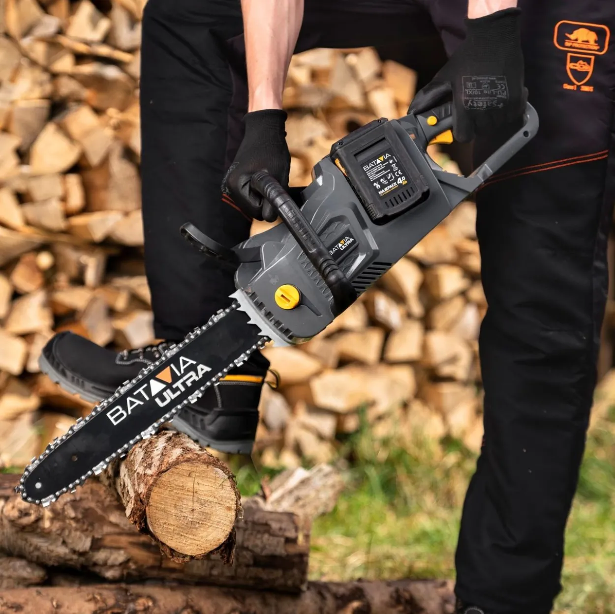 36V (2x18 V) Brushless Akku-Kettensäge (ohne Akku und Ladegerät)