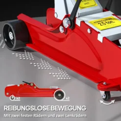 Wagenheber Hydraulisch Tragkraft bis 2,5t 80-380 mm Hubhöhe Rangierwagenheber