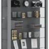 Wandvitrine "Vitrosa Maxi" - ohne Beleuchtung Silber