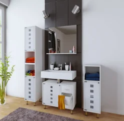 Waschtischunterschrank Darola weiß
