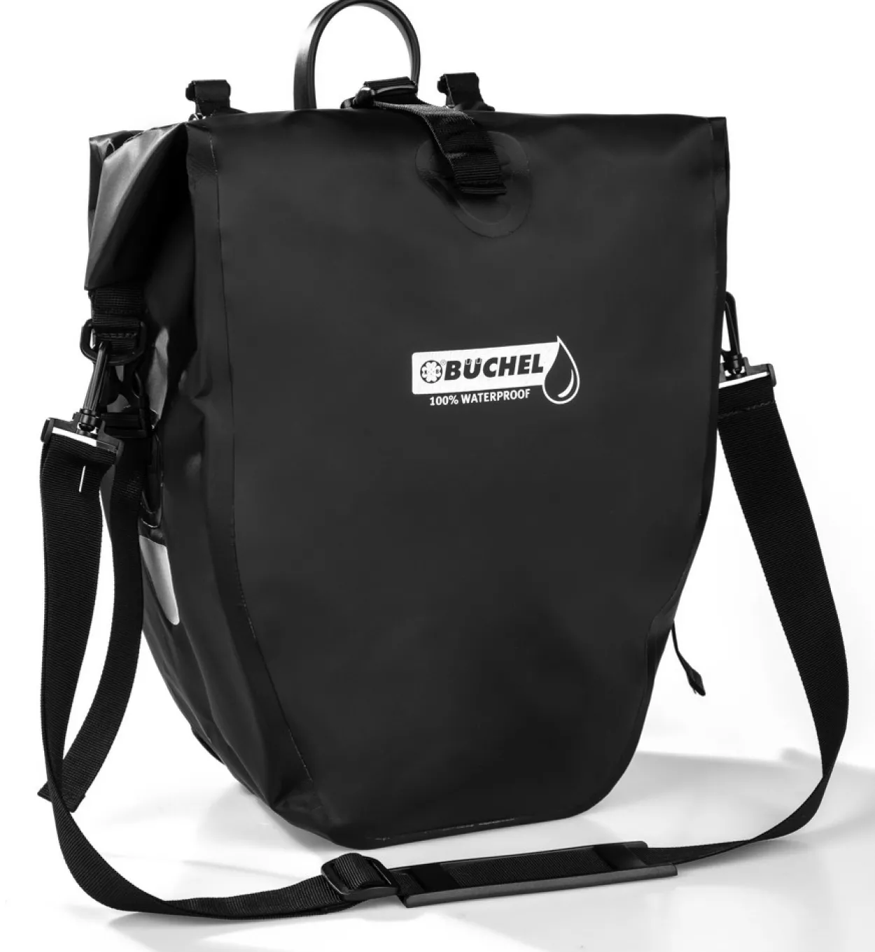 Wasserdichte Fahrradtasche - Schwarz