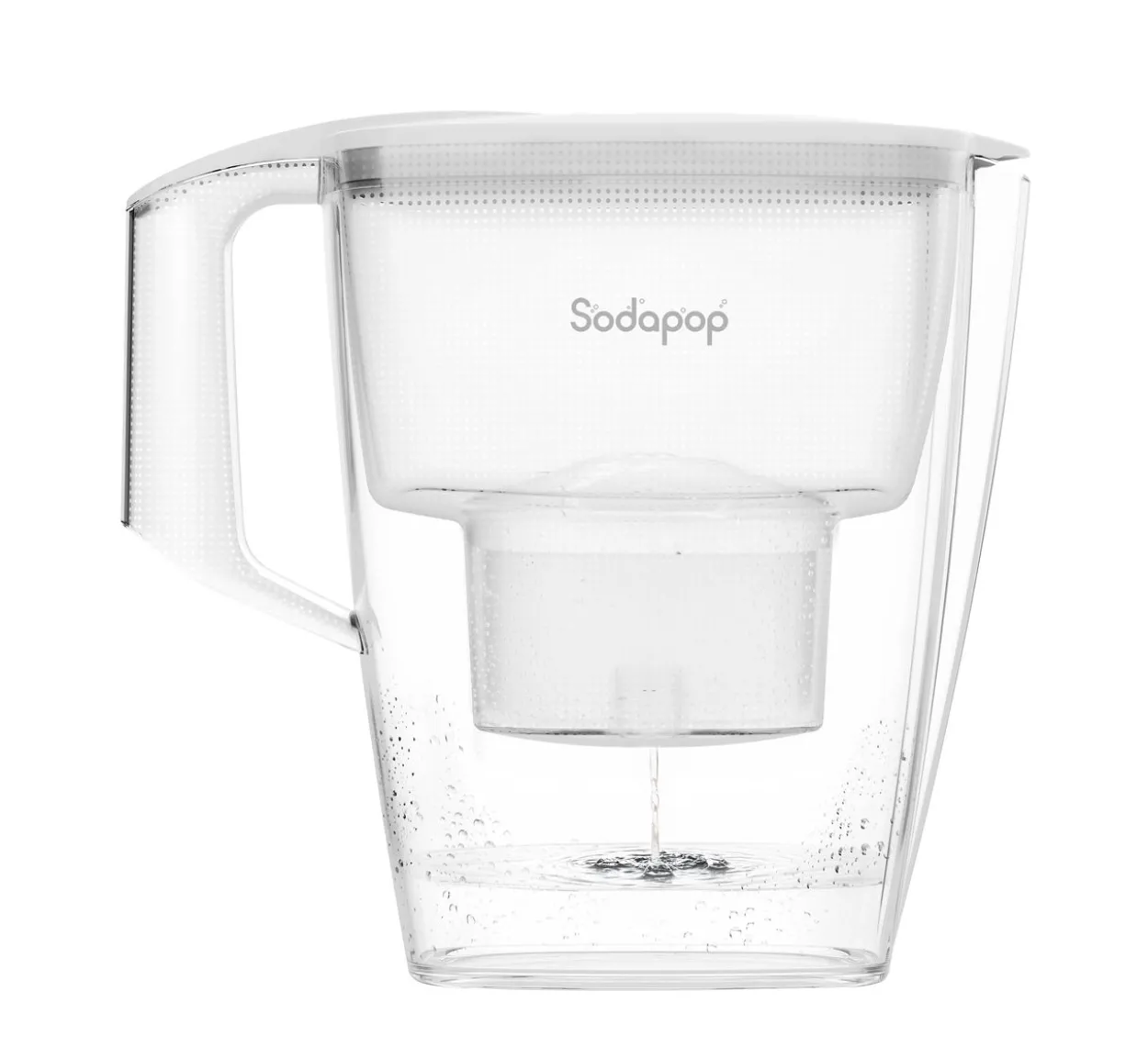 Wasserfilterkanne Selina, 1,5 Liter, weiß
