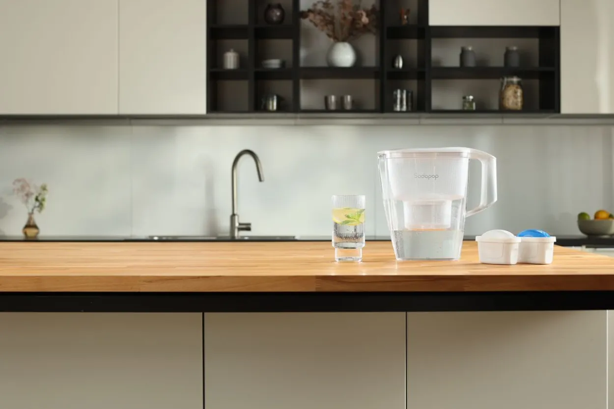 Wasserfilterkanne Selina, 1,5 Liter, weiß