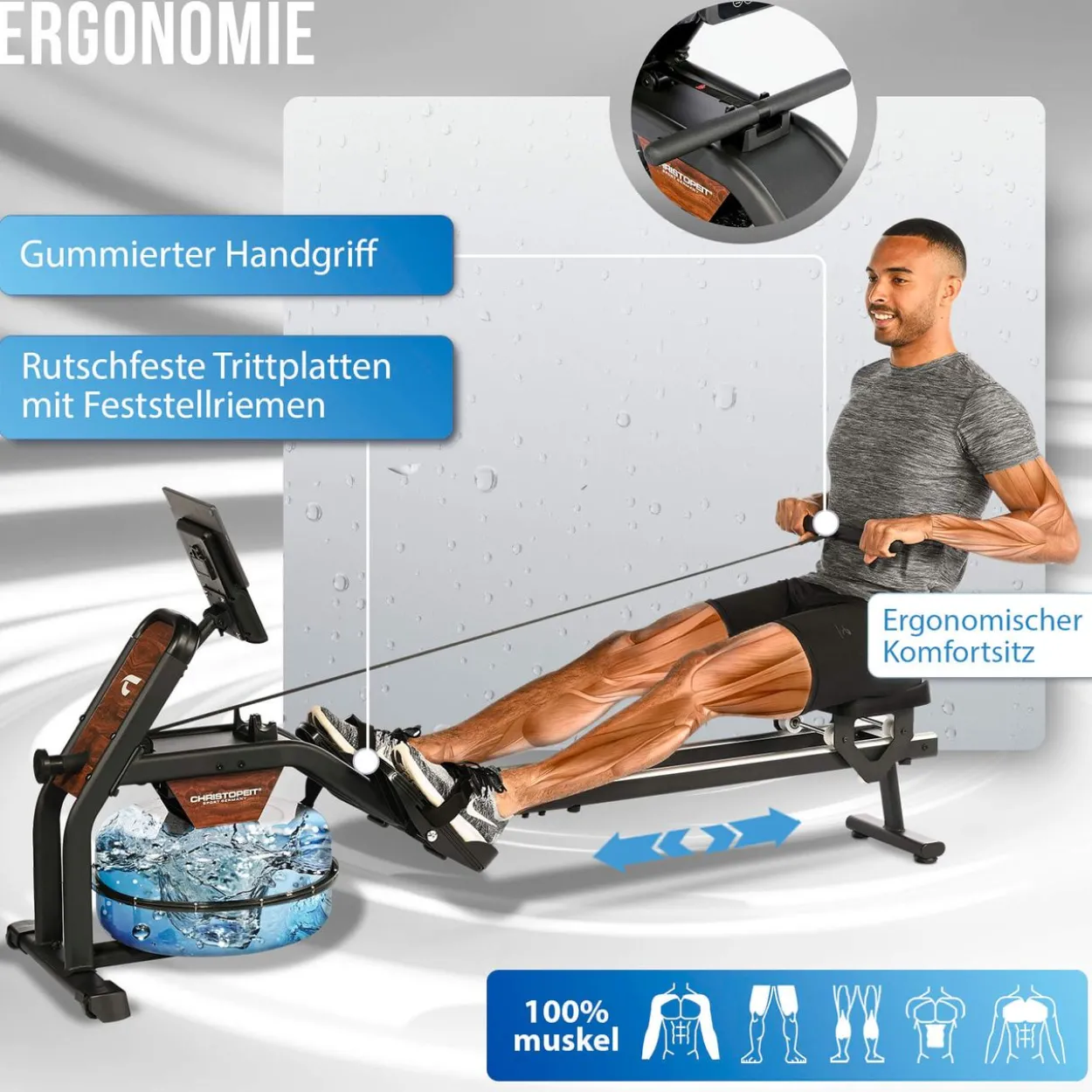 Wasserrudergerät Garda