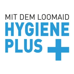 WC-Bürste Silikonkopf Edelstahl / Blau mit Ständer