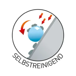 WC-Bürste Silikonkopf Edelstahl / Blau mit Ständer