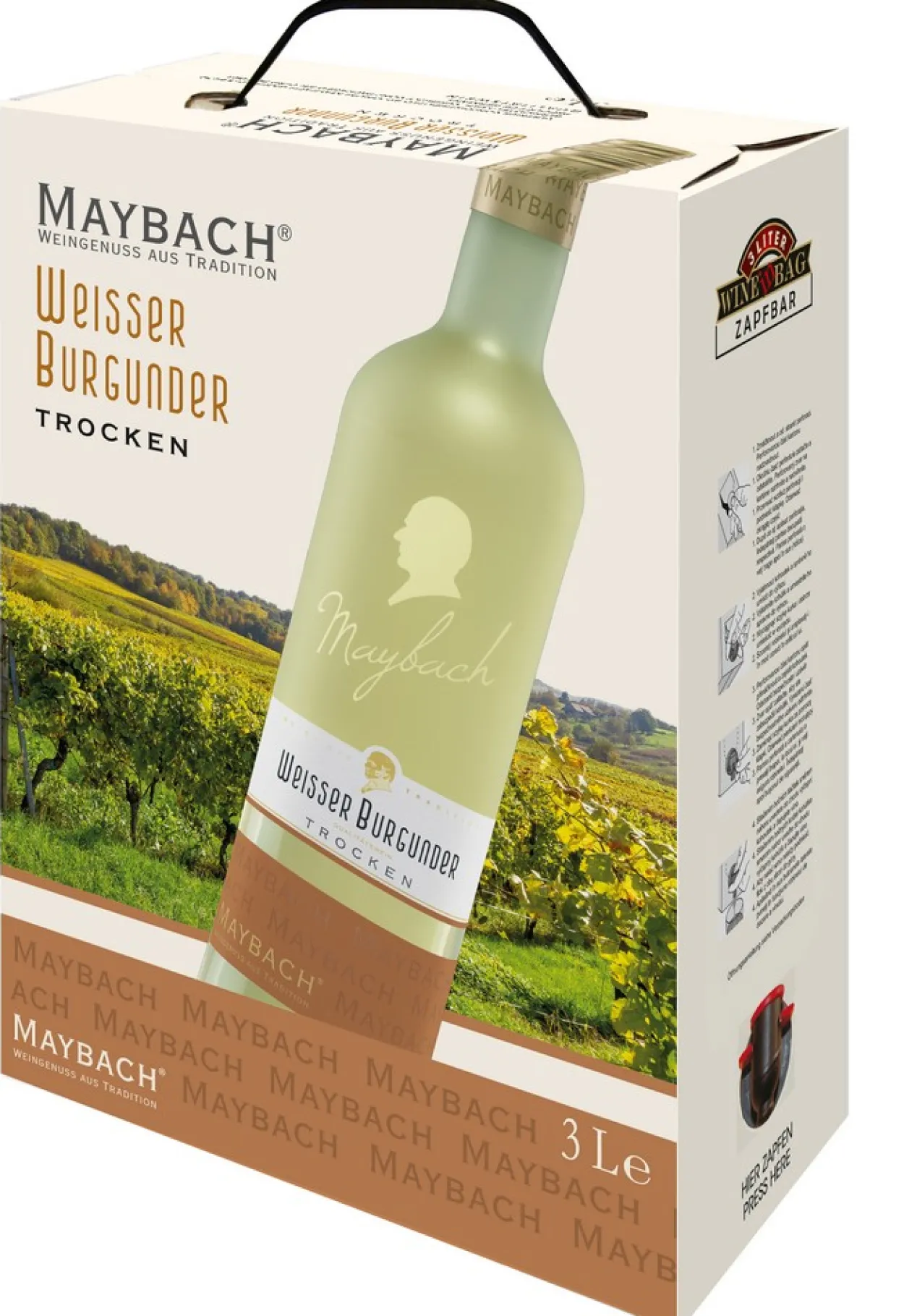 Weißburgunder trocken 3,0l Bag in Box