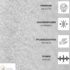 Weiches Jersey Spannbettlaken 90x200 cm – Anthrazit