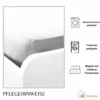 Weiches Jersey Spannbettlaken 140x200 cm – Grau