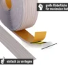 Weichsockelleiste esche-grau, 5m Rolle