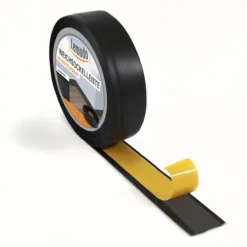 Weichsockelleiste schwarz, 5m Rolle