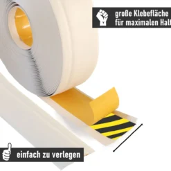 Weichsockelleiste weiß, 5m Rolle