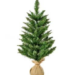 Weihnachtsbaum für Tisch 0,6 m Kunsttanne 70 Zweige Grün Ø44 x 60H cm