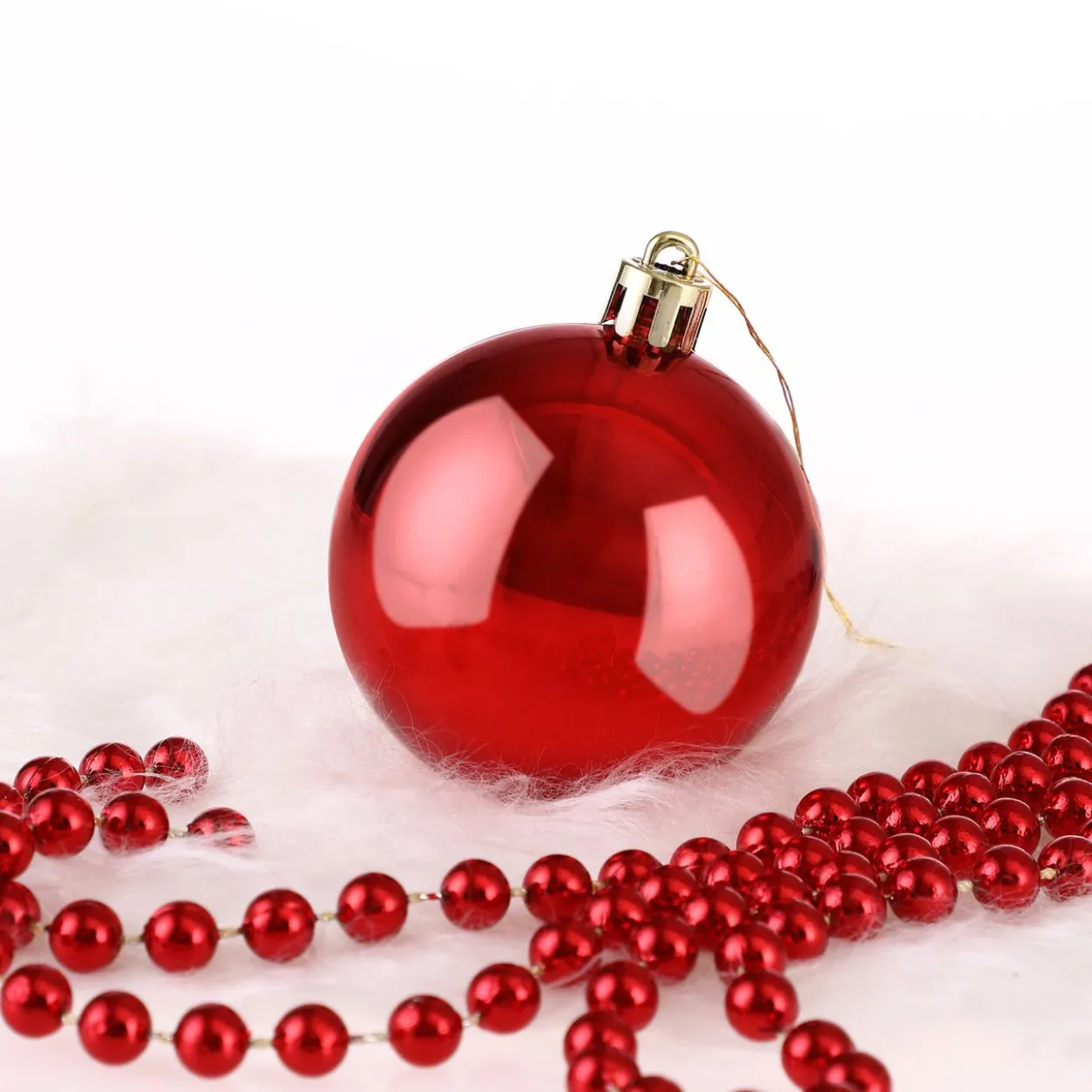 Weihnachtsbaumkugeln 100 tlg 3/4/6cm rot