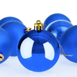 Weihnachtsbaumkugeln 54 tlg 5-8cm blau