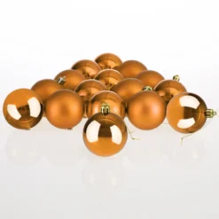 Weihnachtsbaumkugeln 54 tlg 5-8cm kupfer