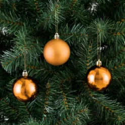 Weihnachtsbaumkugeln 54 tlg 5-8cm kupfer