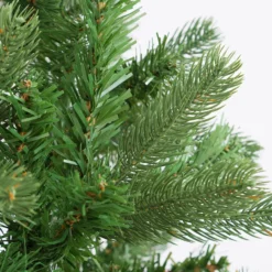 Weihnachtsbaum PE PVC inkl Ständer 140cm dunkelgrün