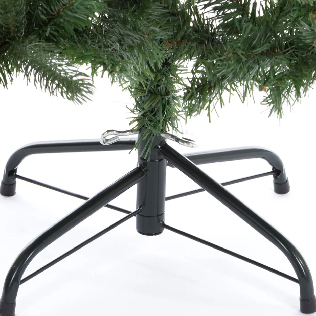 Weihnachtsbaum PE PVC inkl Ständer 140cm dunkelgrün
