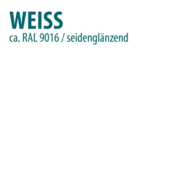 Weißlack - seidenglänzend