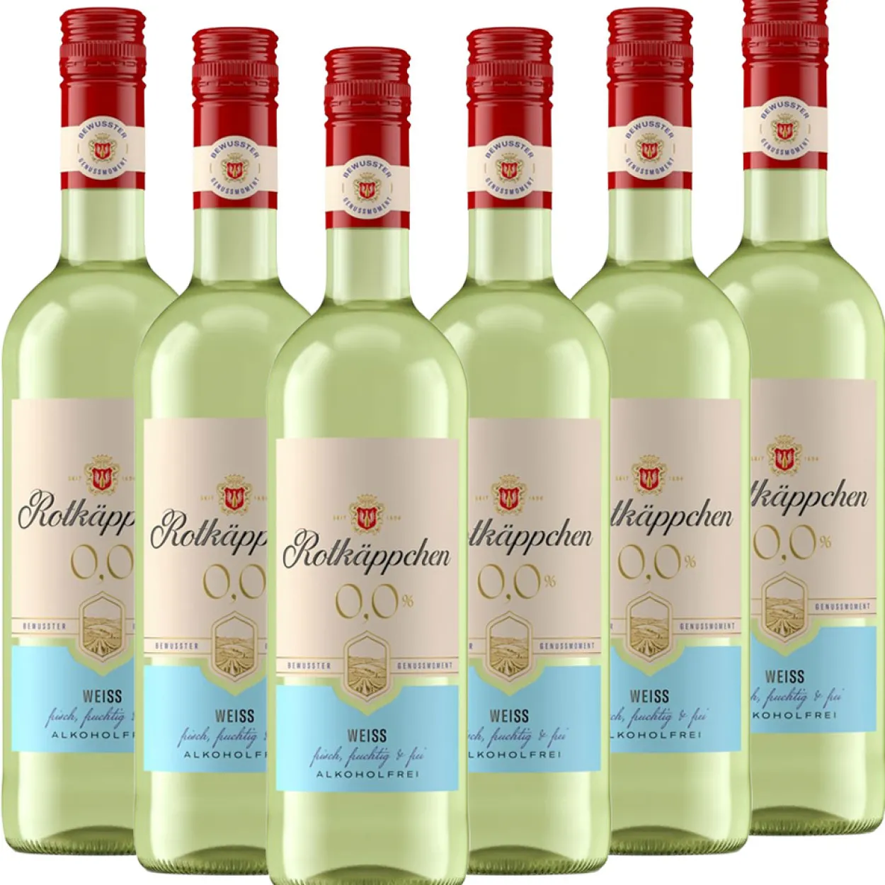 Wein Alkoholfrei, Weiss 0,75l - 6er Karton